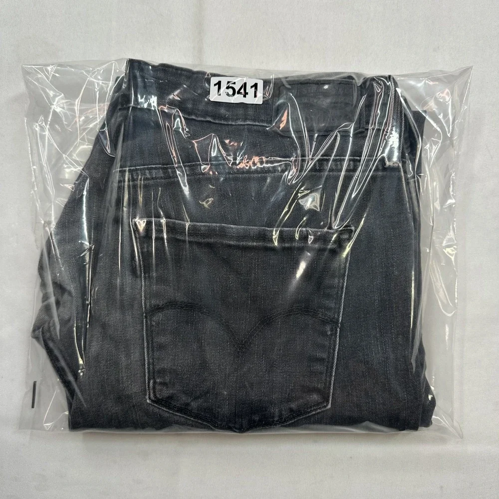 Levi's 721 Women's High‎ Rise Skinny Jeans Size 33 Waterless Stretch Denim Black
